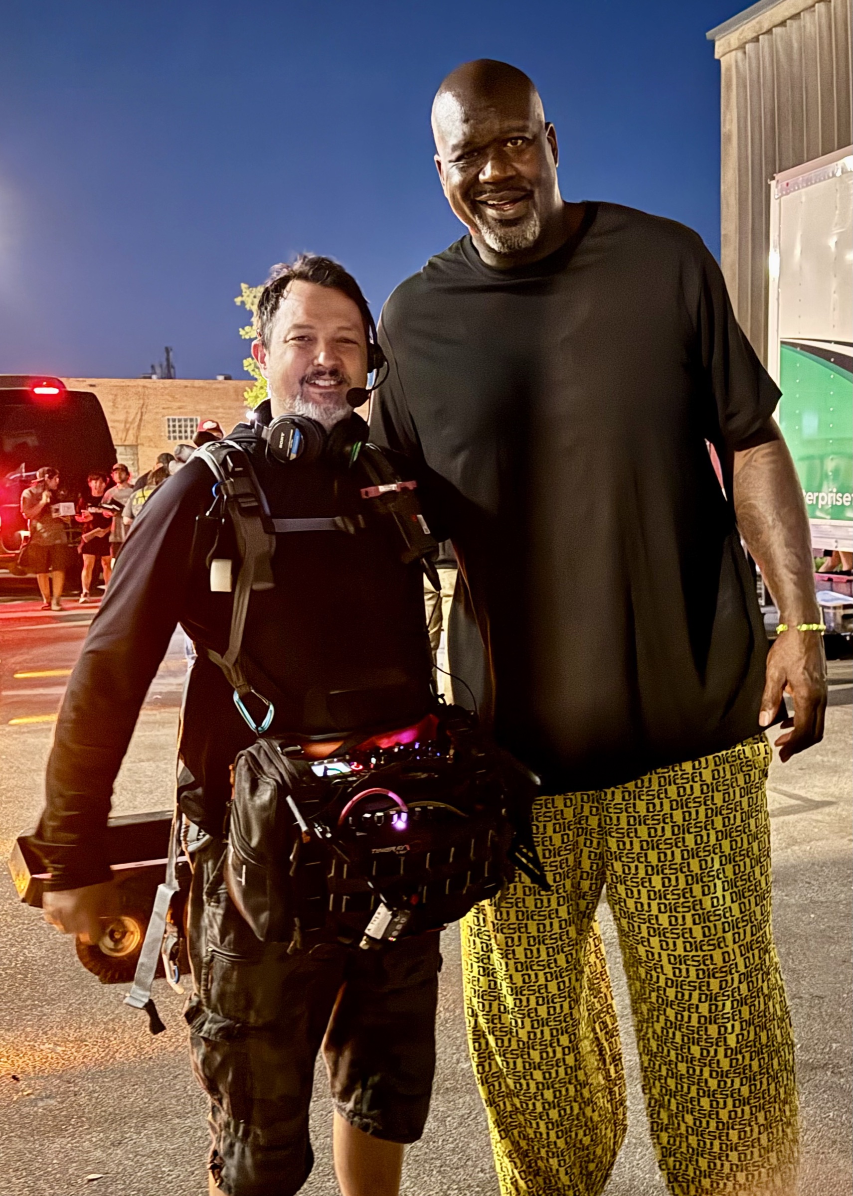 Production sound work on location
