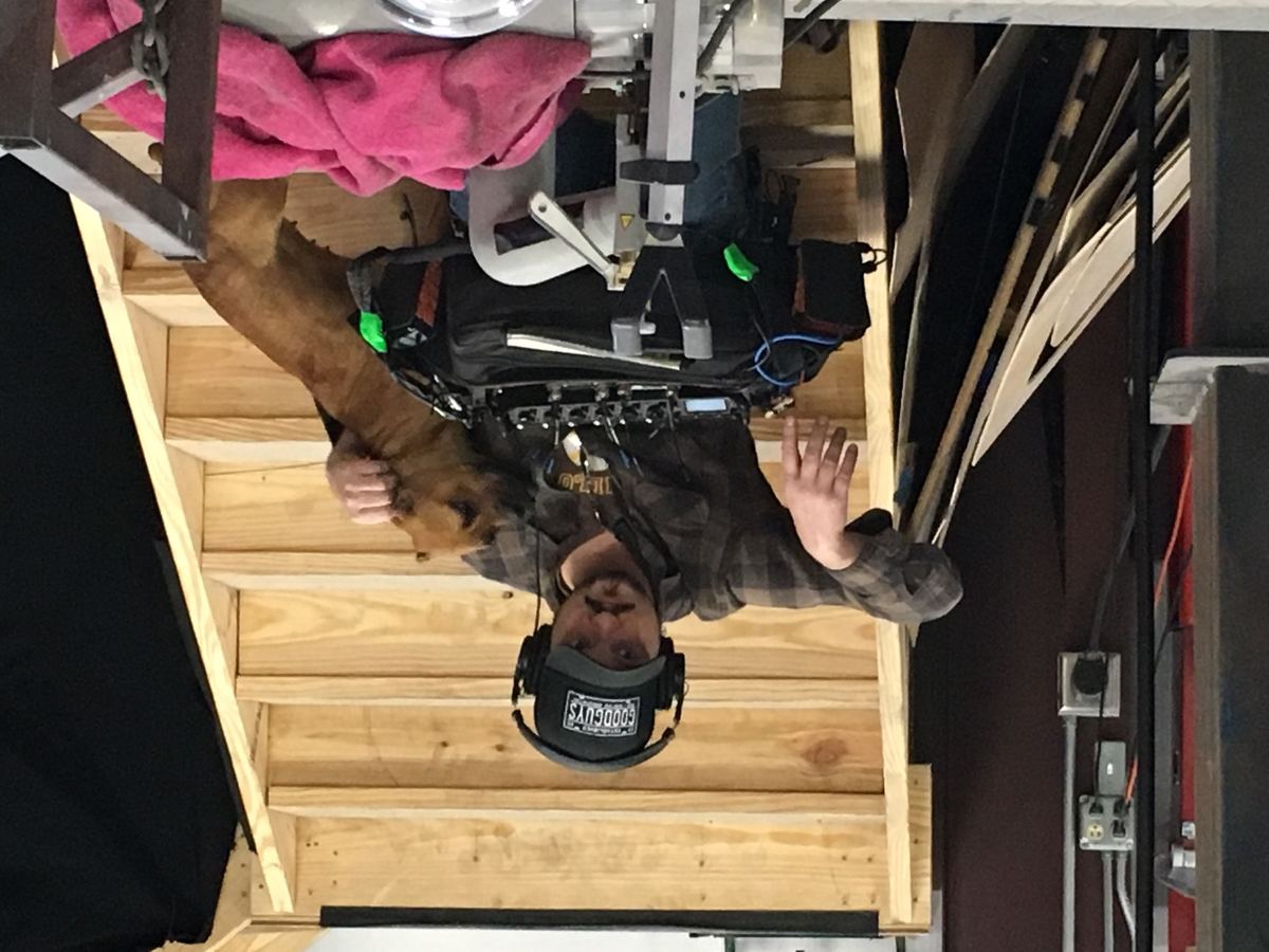 Production sound work on location