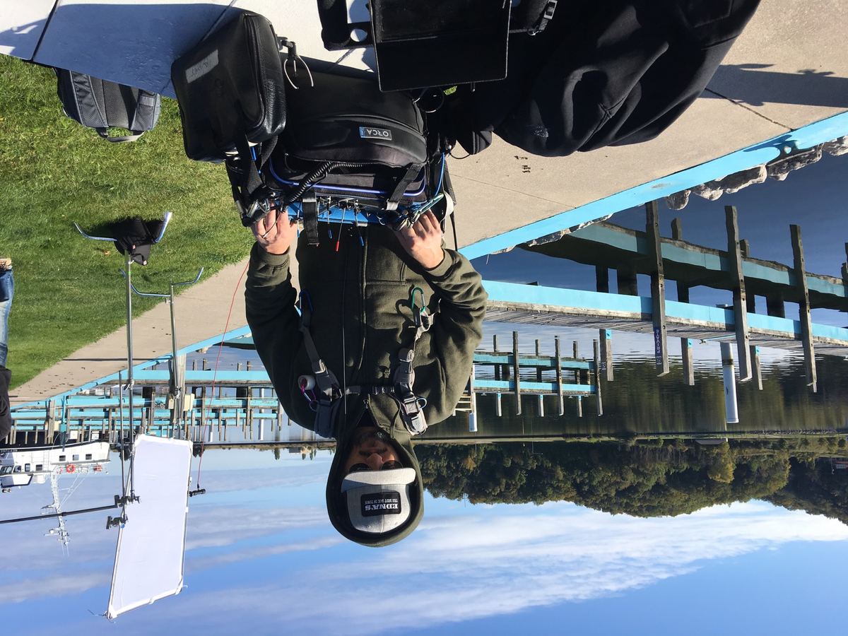 Production sound work on location