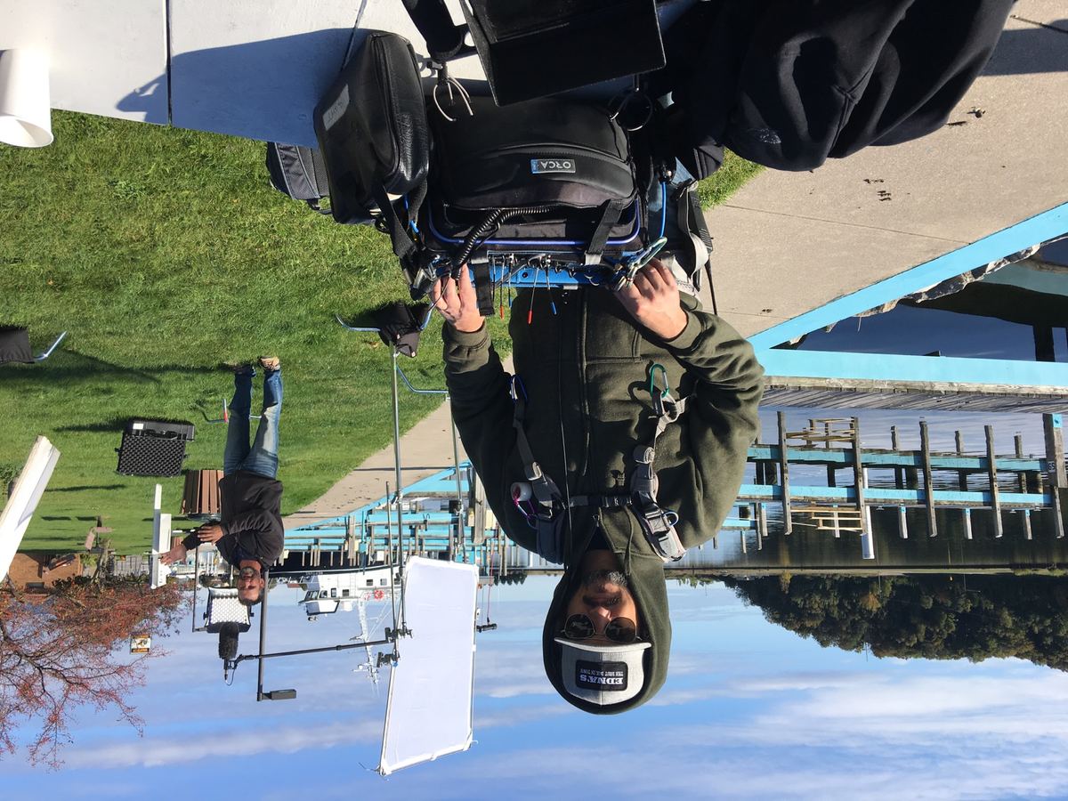 Production sound work on location