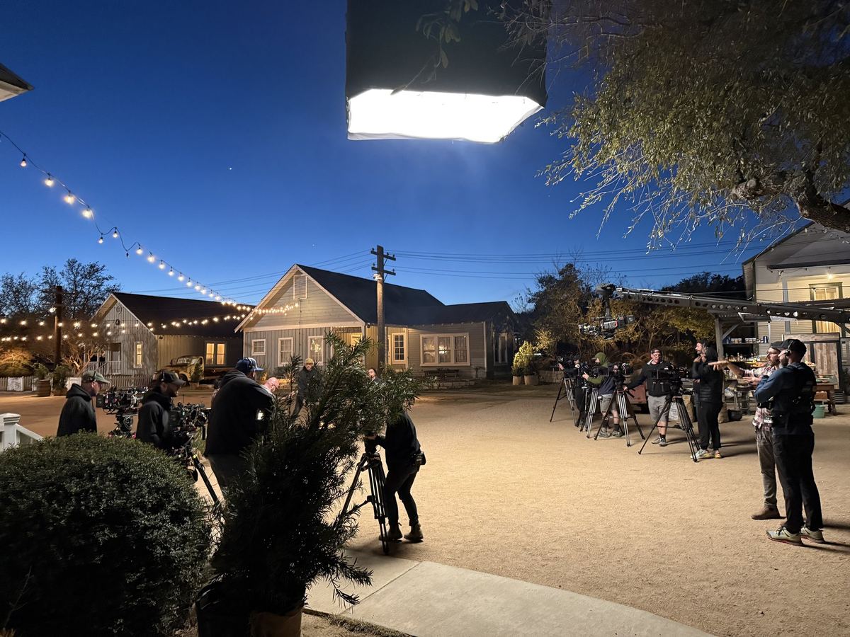 Production sound work on location