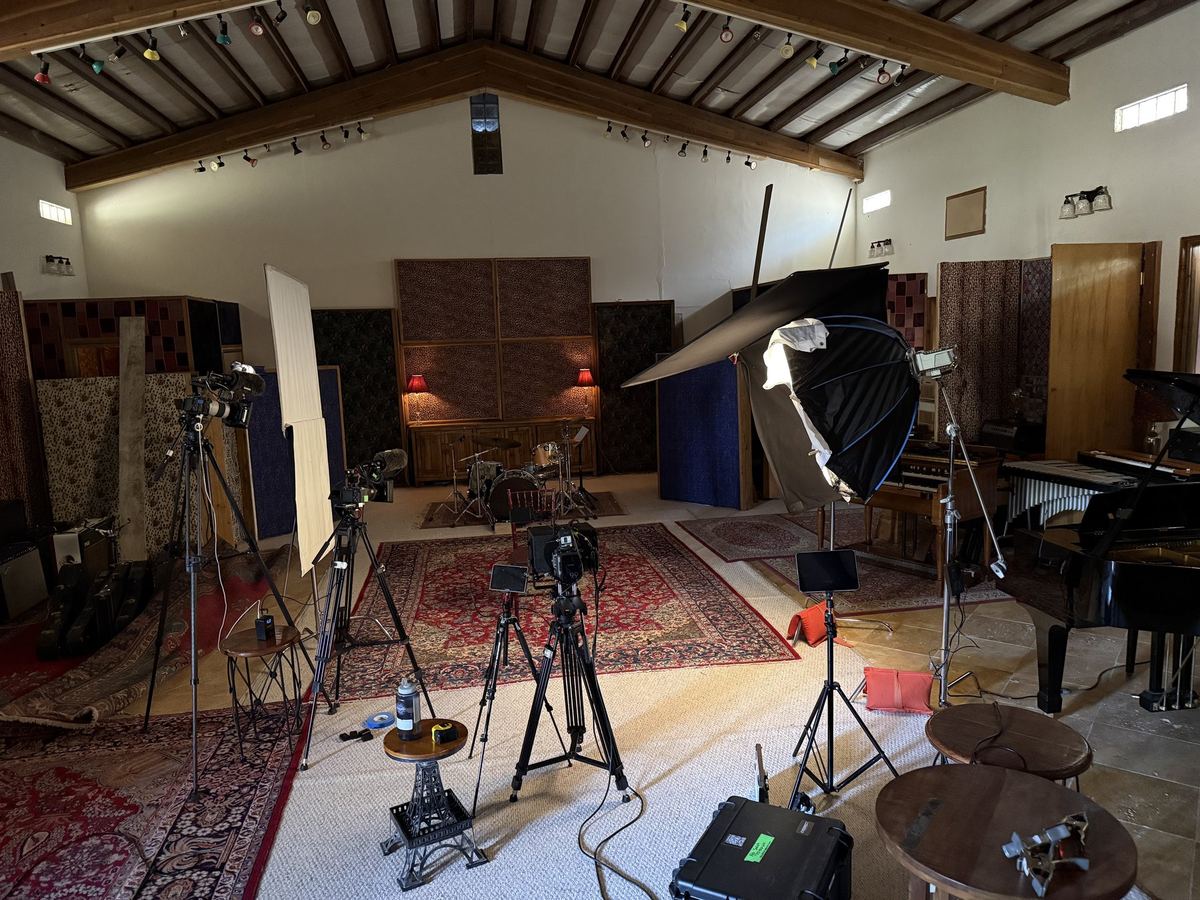 Production sound work on location