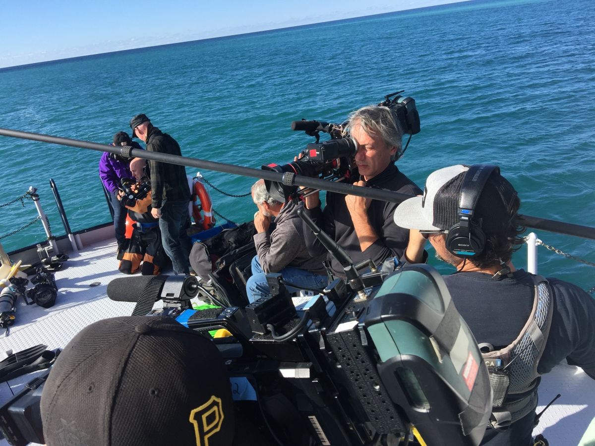 Production sound work on location