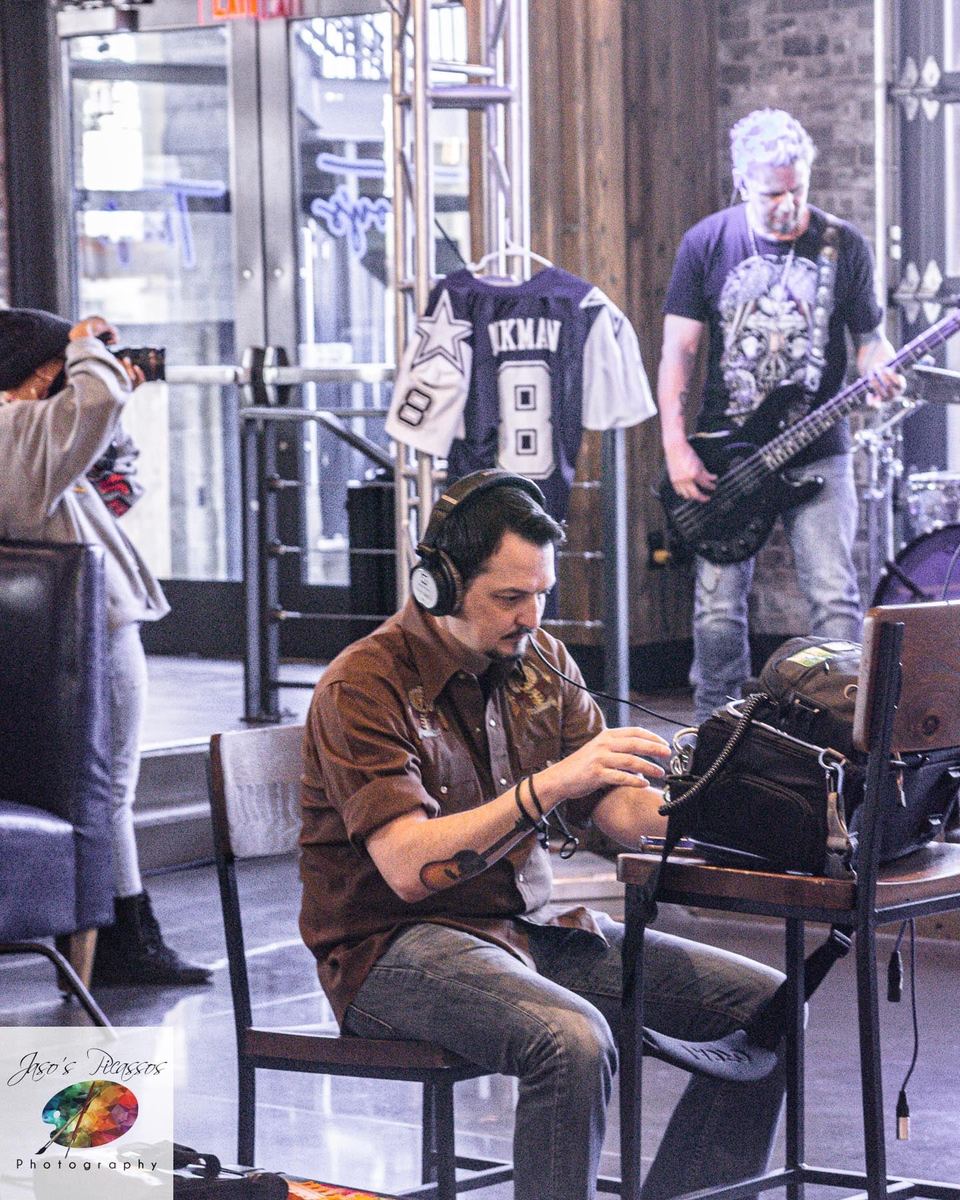 Production sound work on location